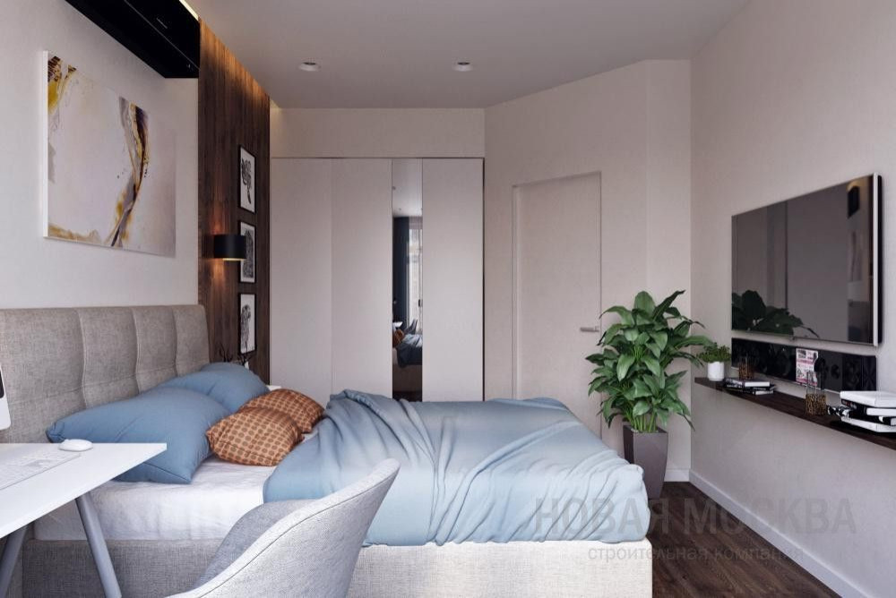 Дизайн-проект однокомнатной квартиры 42 кв.м. в ЖК «Рассказово»