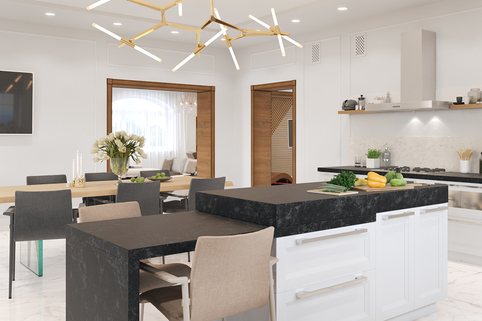 Эклектика в светлом доме