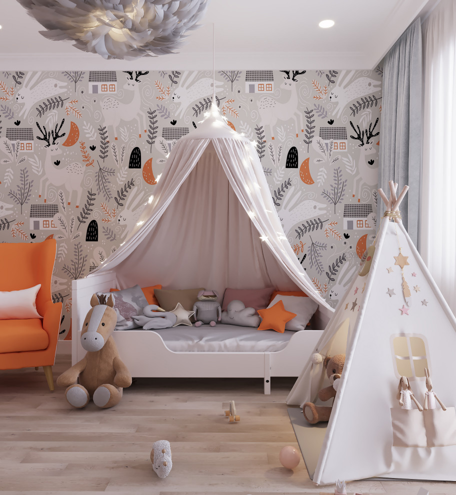 Обложка проекта: интерьер детской