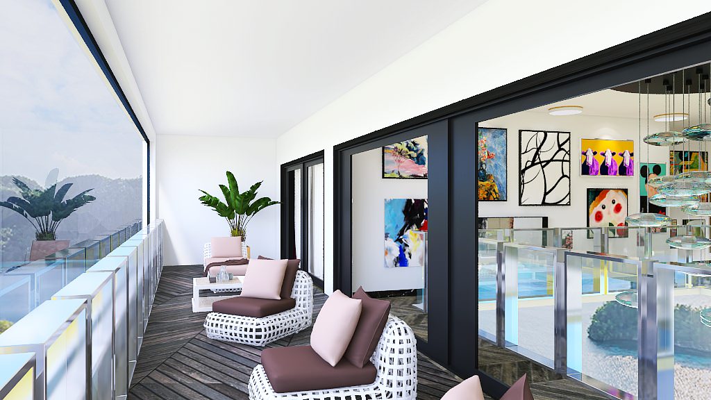 Двух этажный дом