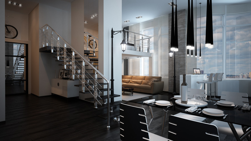 Однокомнатная квартира, высота потолка 4 м