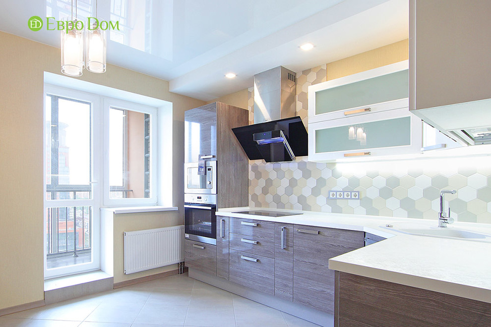 Ремонт однокомнатной квартиры 38 кв. м в современном стиле. Фото проекта