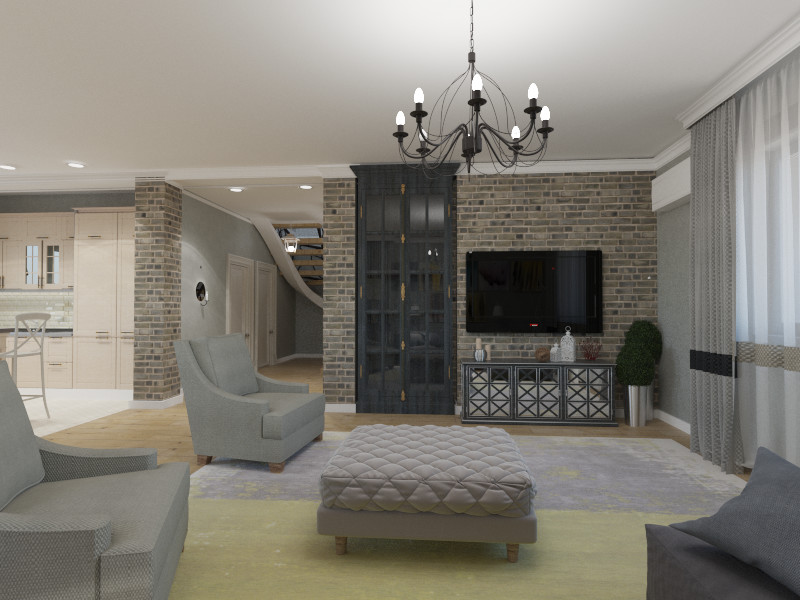 Частный дом в серых оттенках