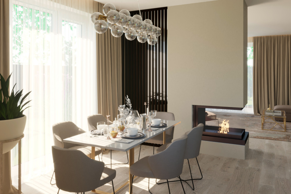 Гостиная загородного дома