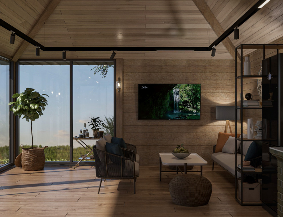 Беседка в продолжении проекта дома по Васту