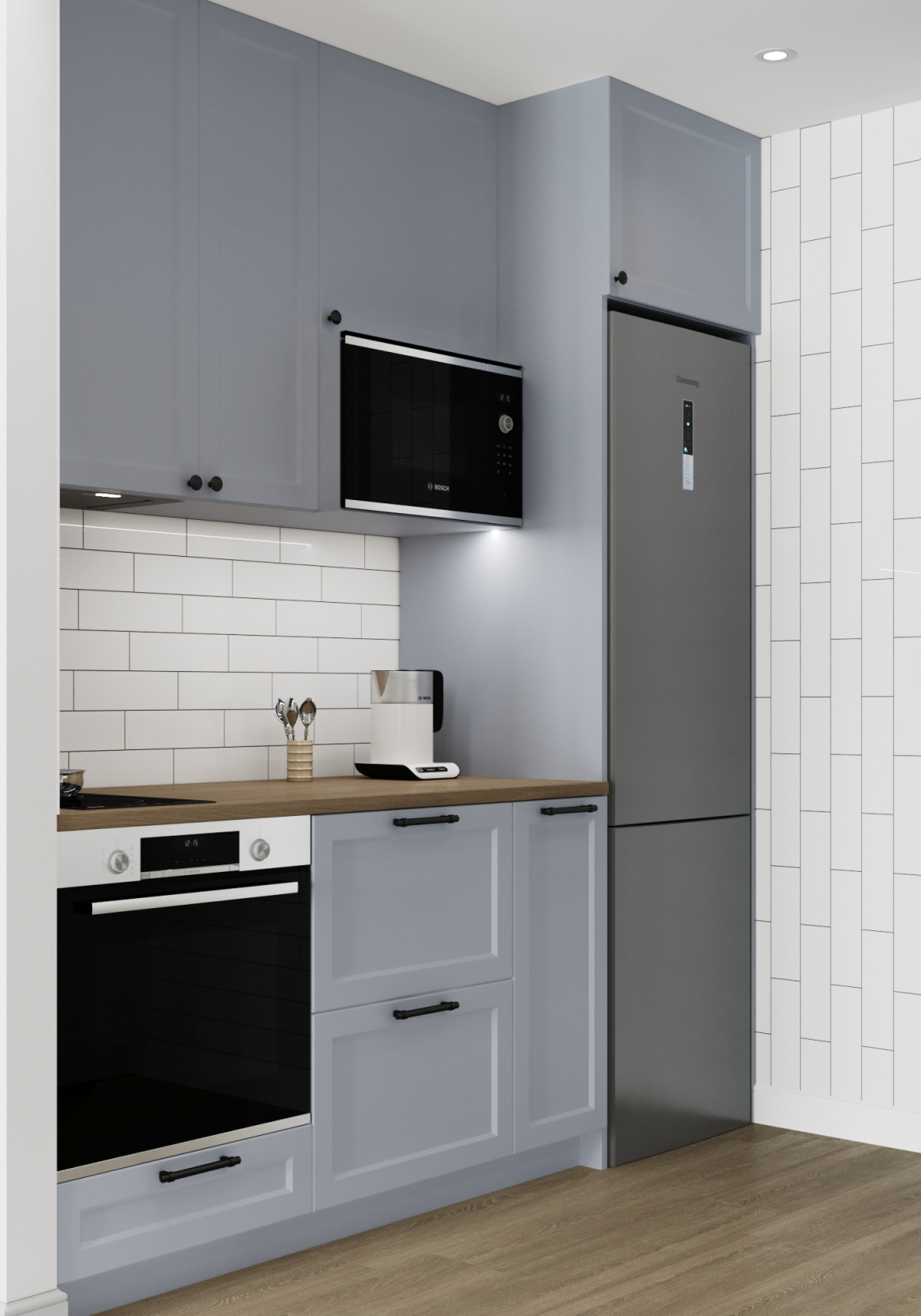 Дизайн-проект для молодой девушки 45,кв.м