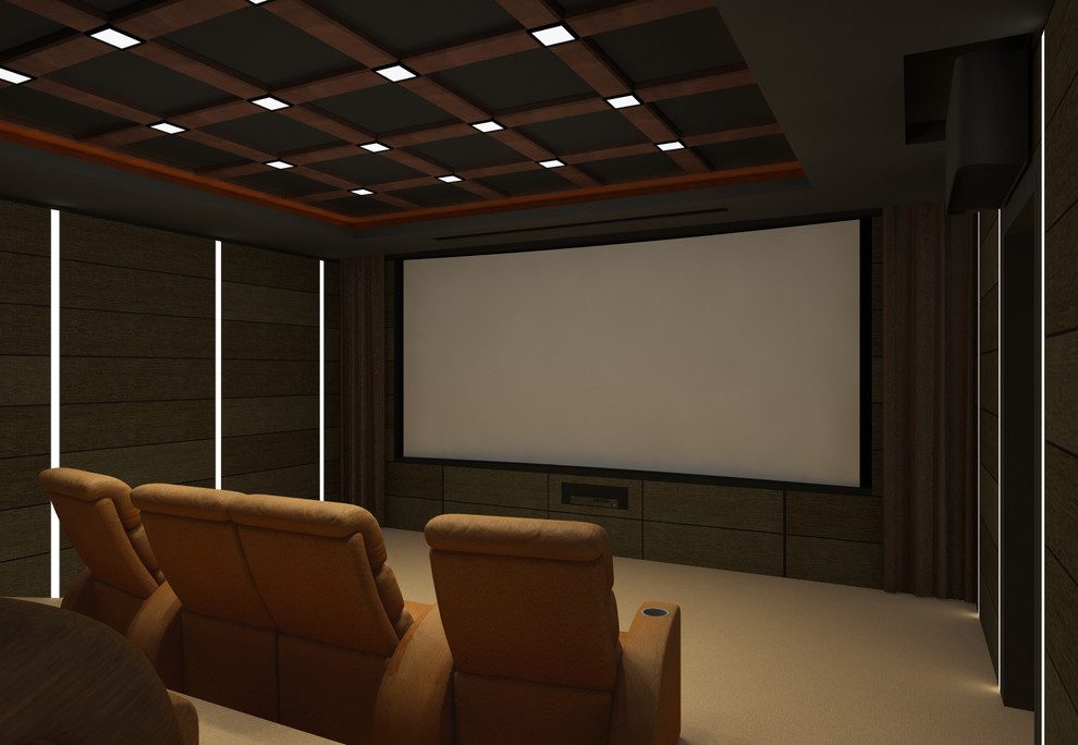 Интерьеры домашних кинотеатров
