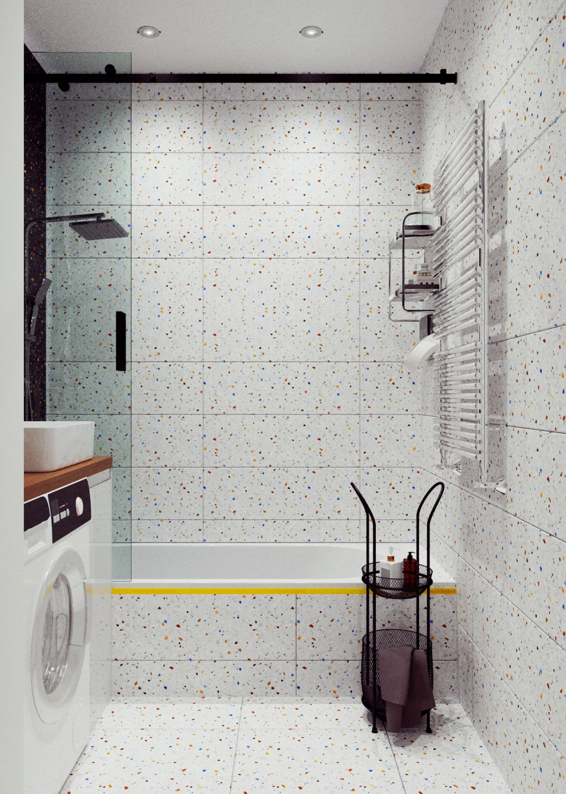 Дизайн проект для двухкомнатной квартиры 44,3 м2