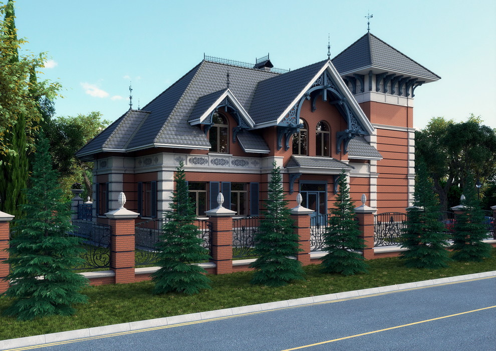 дом в русском стиле