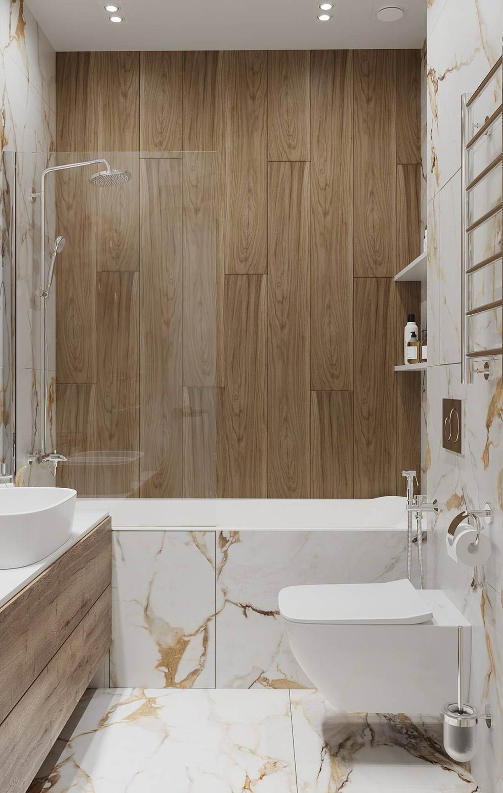 Проект в ЖК Селигер Сити 72м2