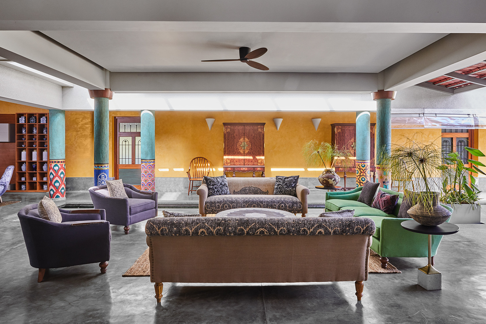 Houzz Индия: Большой дом в тропическом стиле
