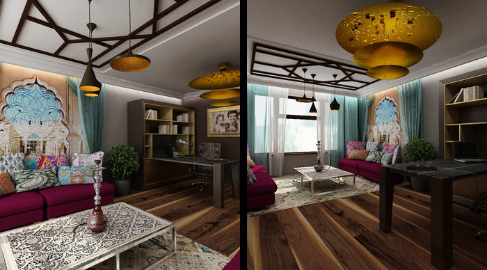 Интерьер частного дома на р.Волга