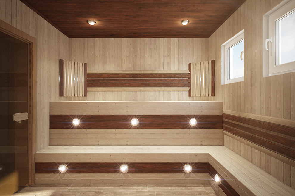 деревянный дом из бруса в поселке Зеленая роща