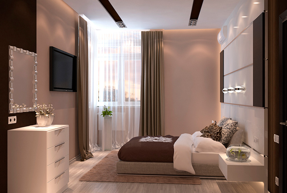 Contemporary bedroom interior