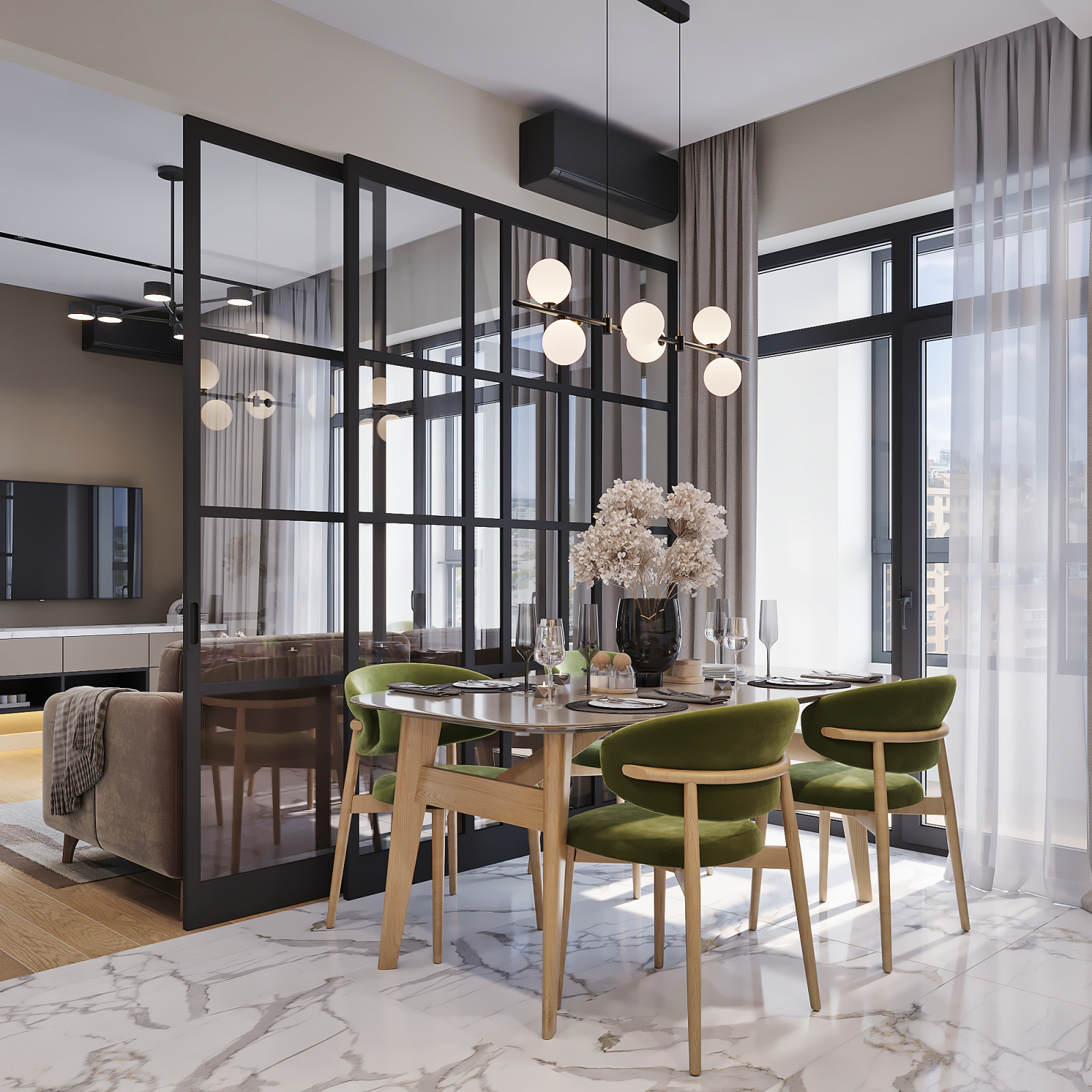 Дизайн проект квартиры, г. Ростов-на-Дону, 80 кв.м.