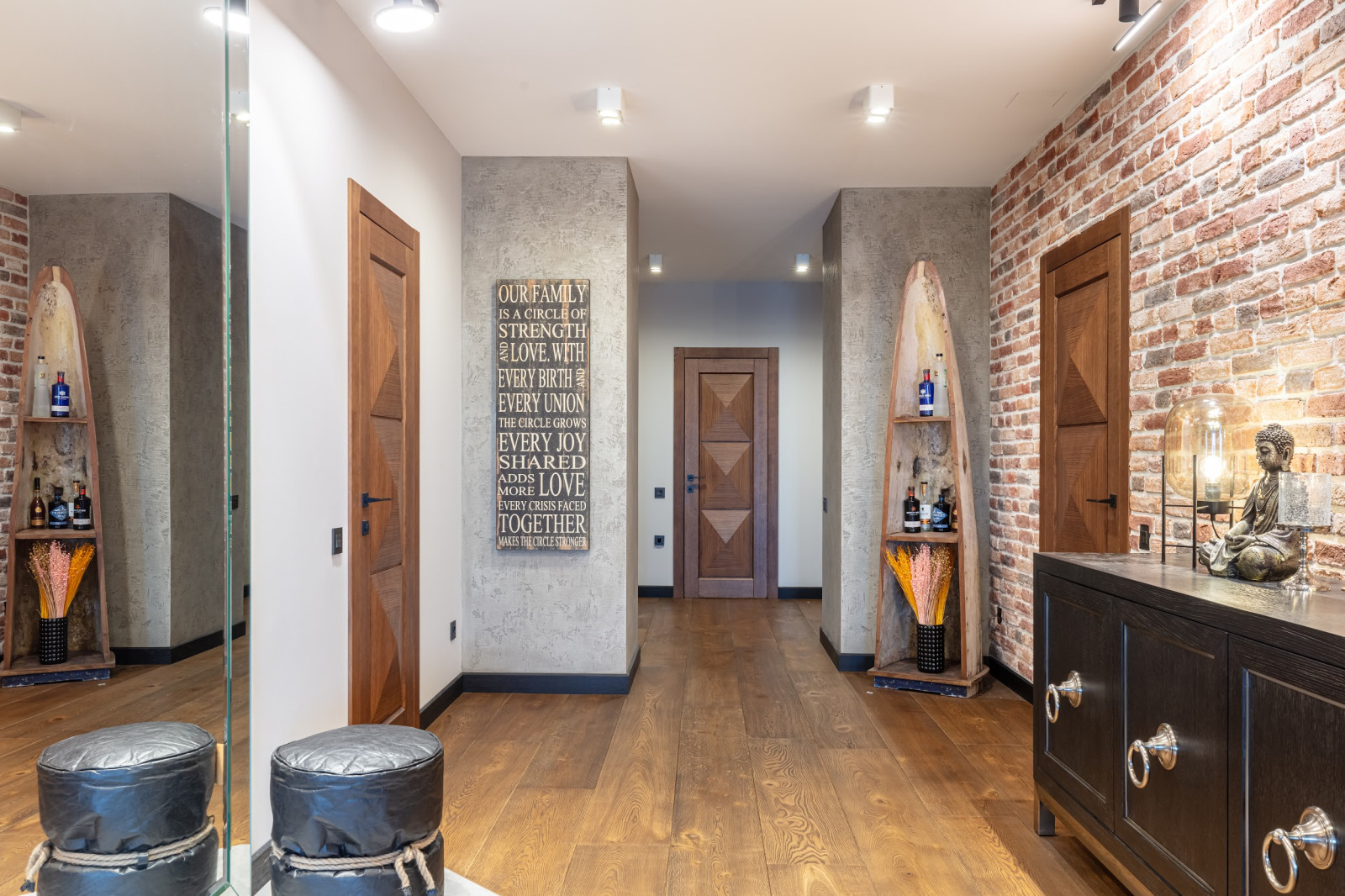 Пентхаус в стиле лофт реализация