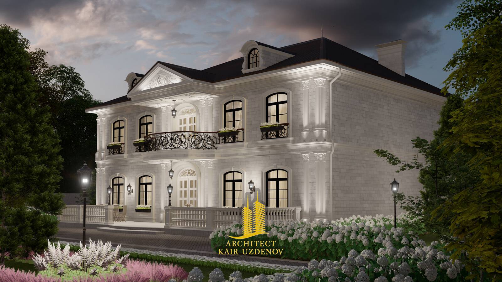 Проект дома в стиле Французский ренесанс