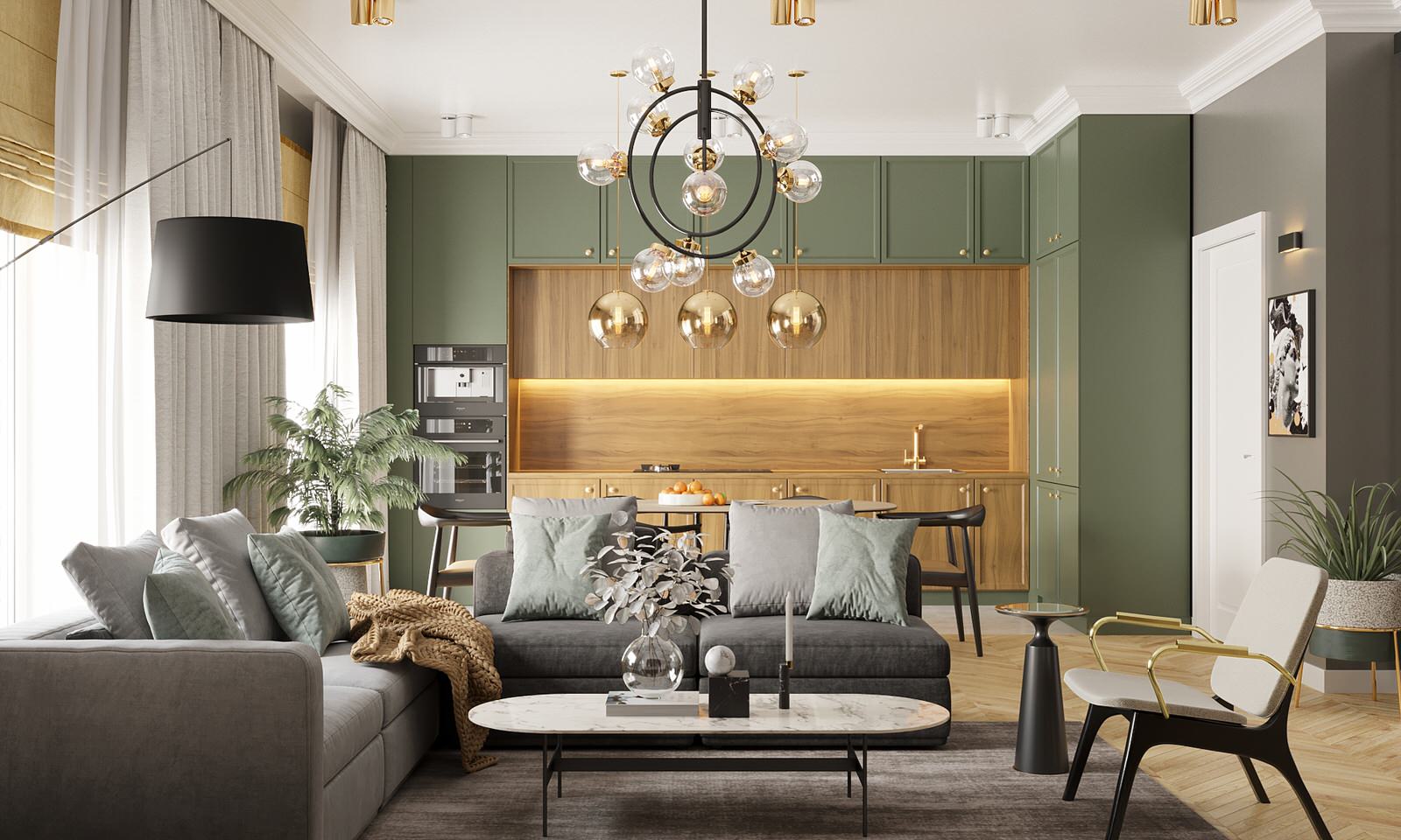 Обложка проекта: Небольшая квартира в Москве в мужском стиле