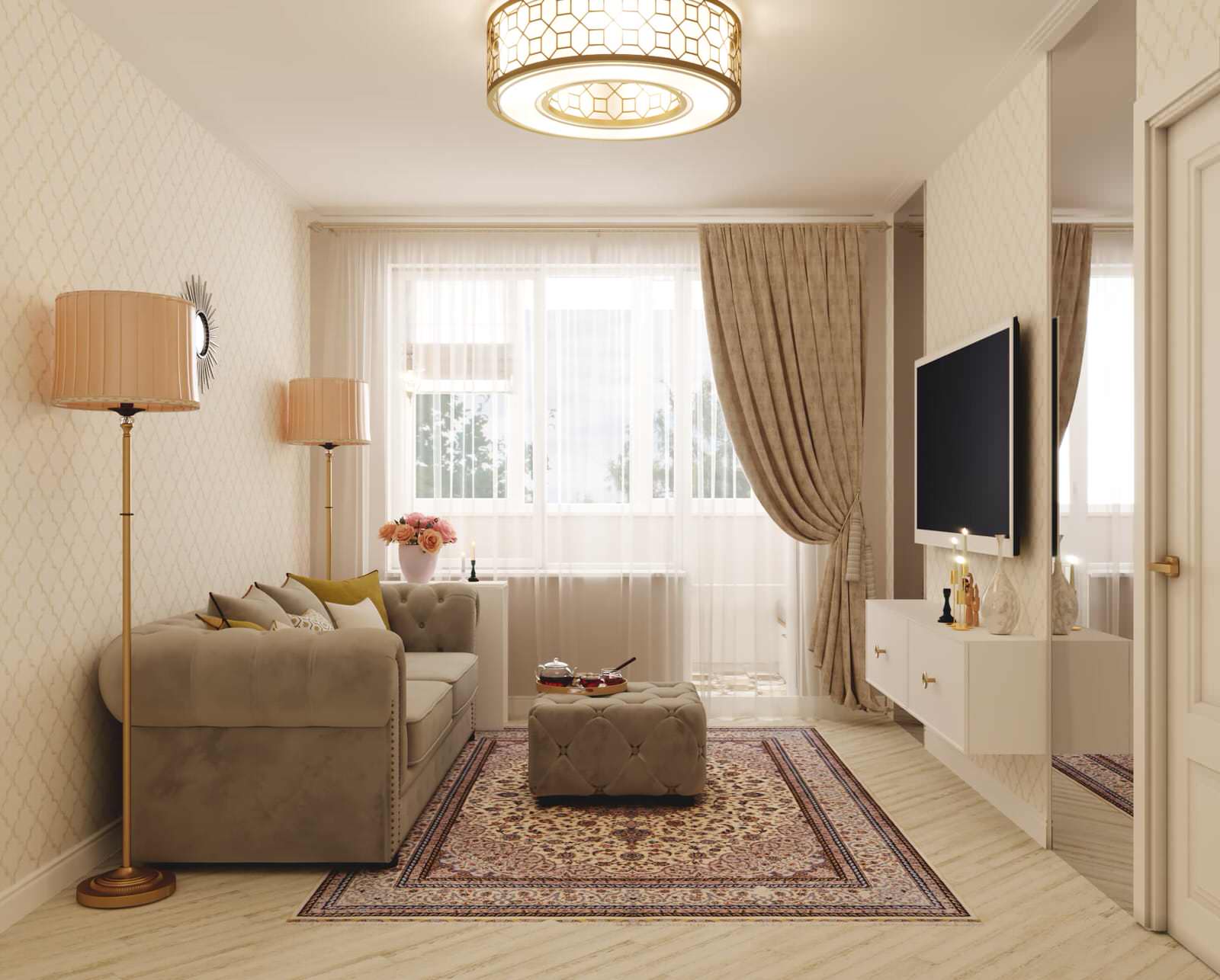 ЖК Авиатика, 2 комнаты,  70 м²