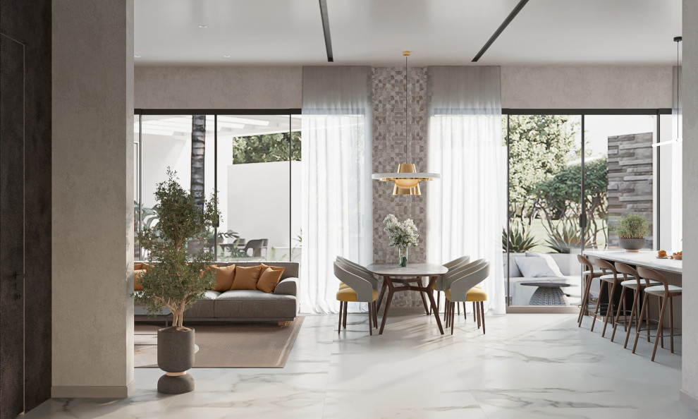 Дизайн опенспейса в Израиле 1 вариант