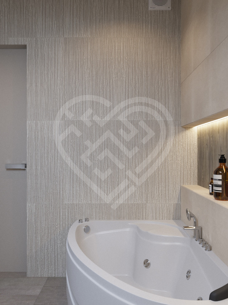 Дизайн интерьера дома из клеёного бруса в Подмосковье