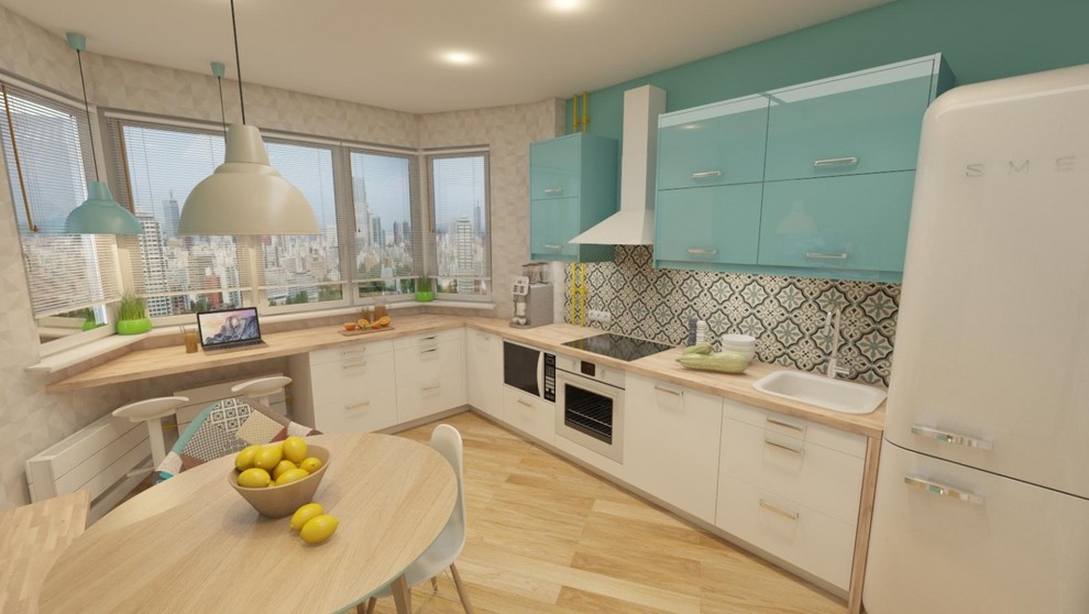 Яркая квартира в Скандинавском стиле