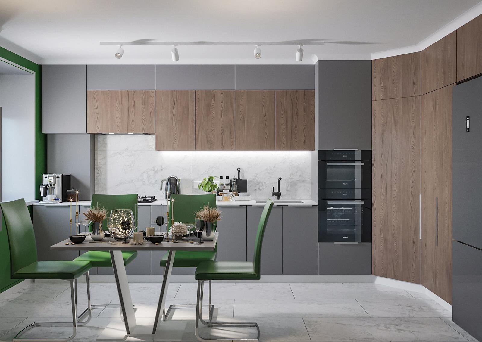 Кухня и ванна в современном стиле!