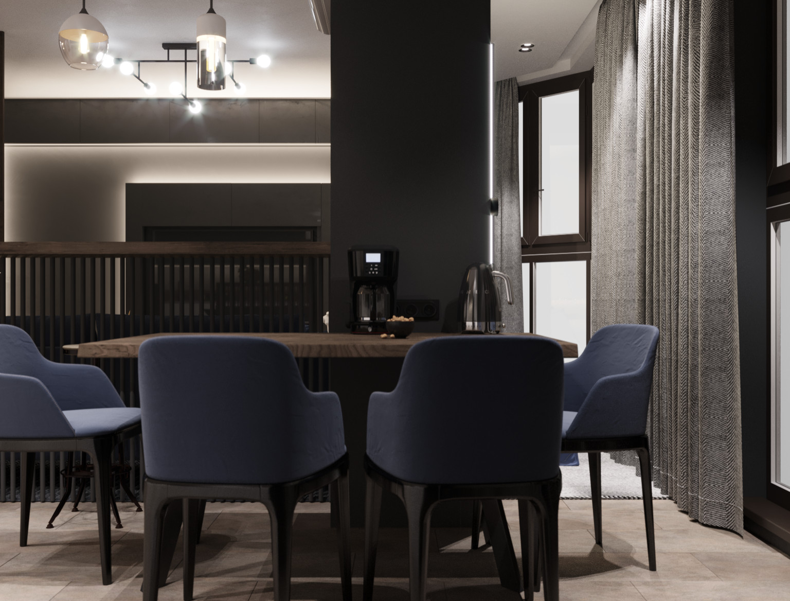 Брутальный синий