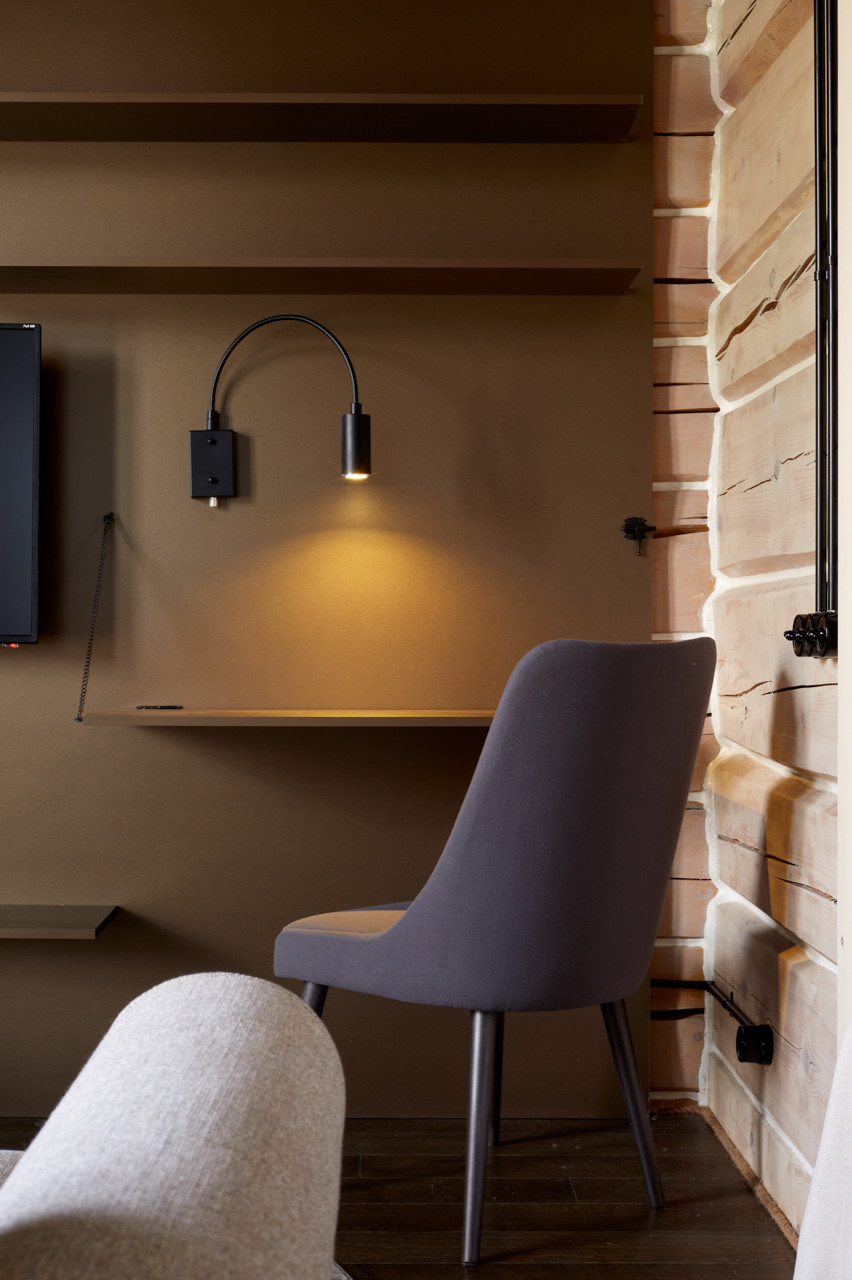 Кухня-гостиная с двухъярусной детской