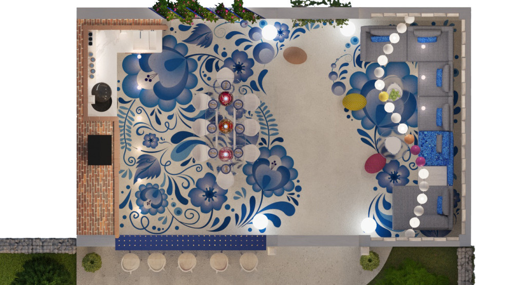 Летняя кухня в Подмосковье