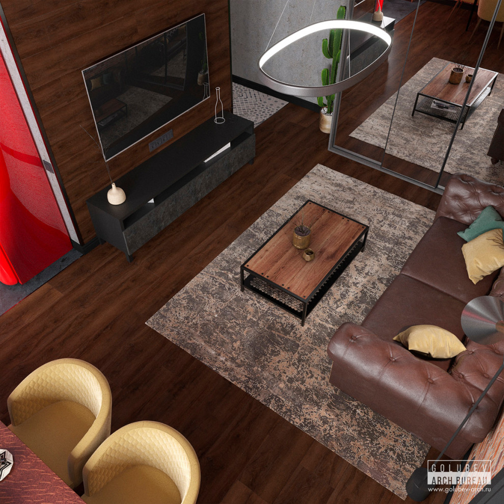 Дизайн апартаментов в стиле лофт, г. Красноярск ,45 м2