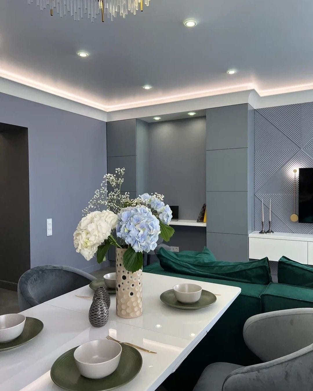 Дизайн проект квартиры 80м2, ЖК Алые паруса