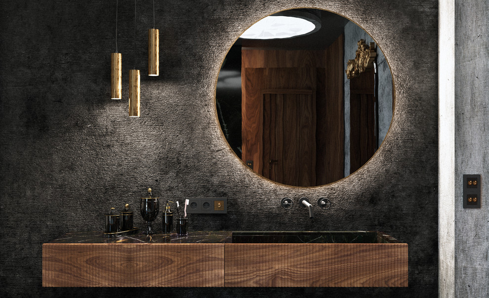 Ванная. Апартаменты для двоих в Доломитах, Италия.