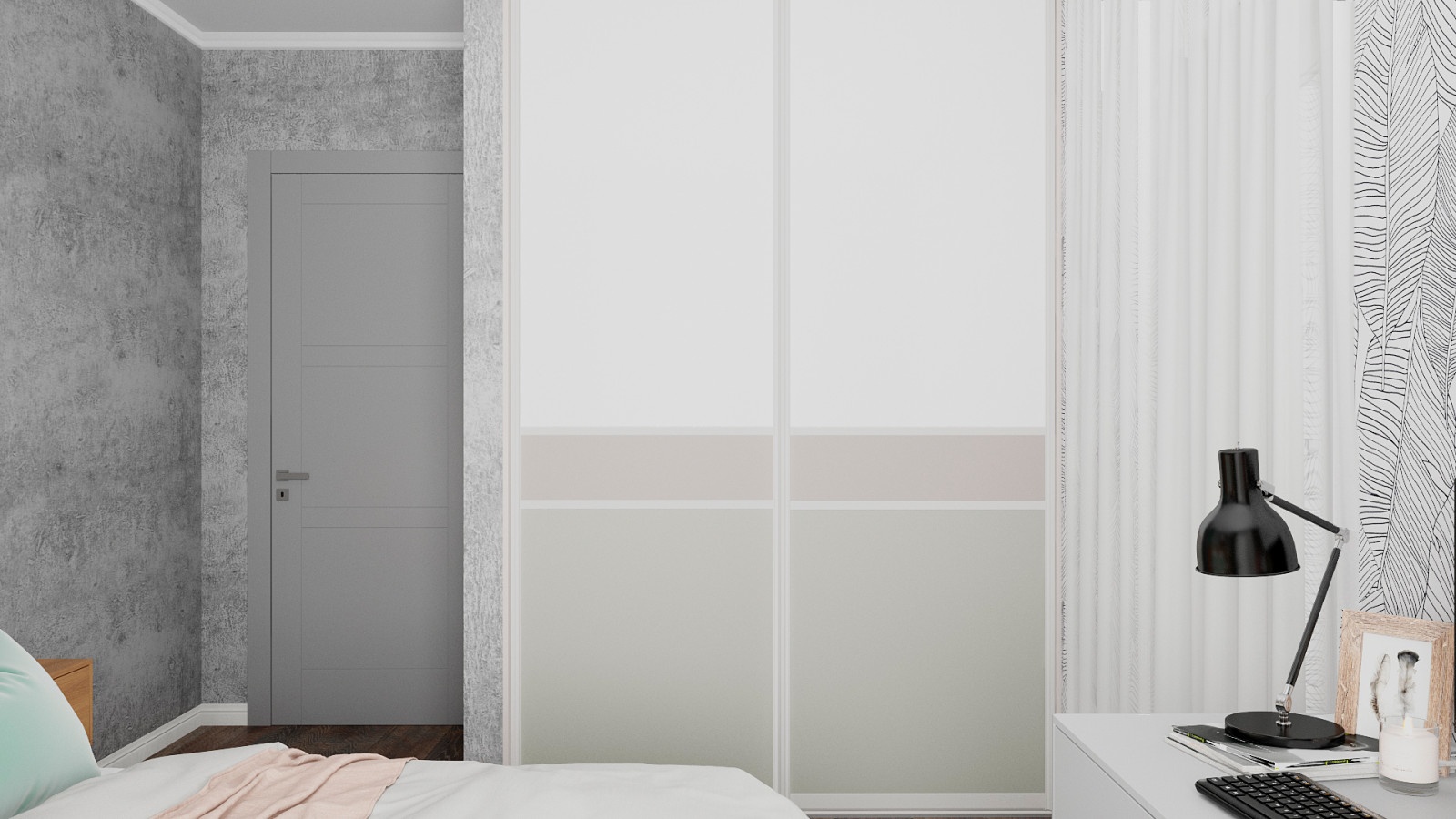 спальня для молодой пары