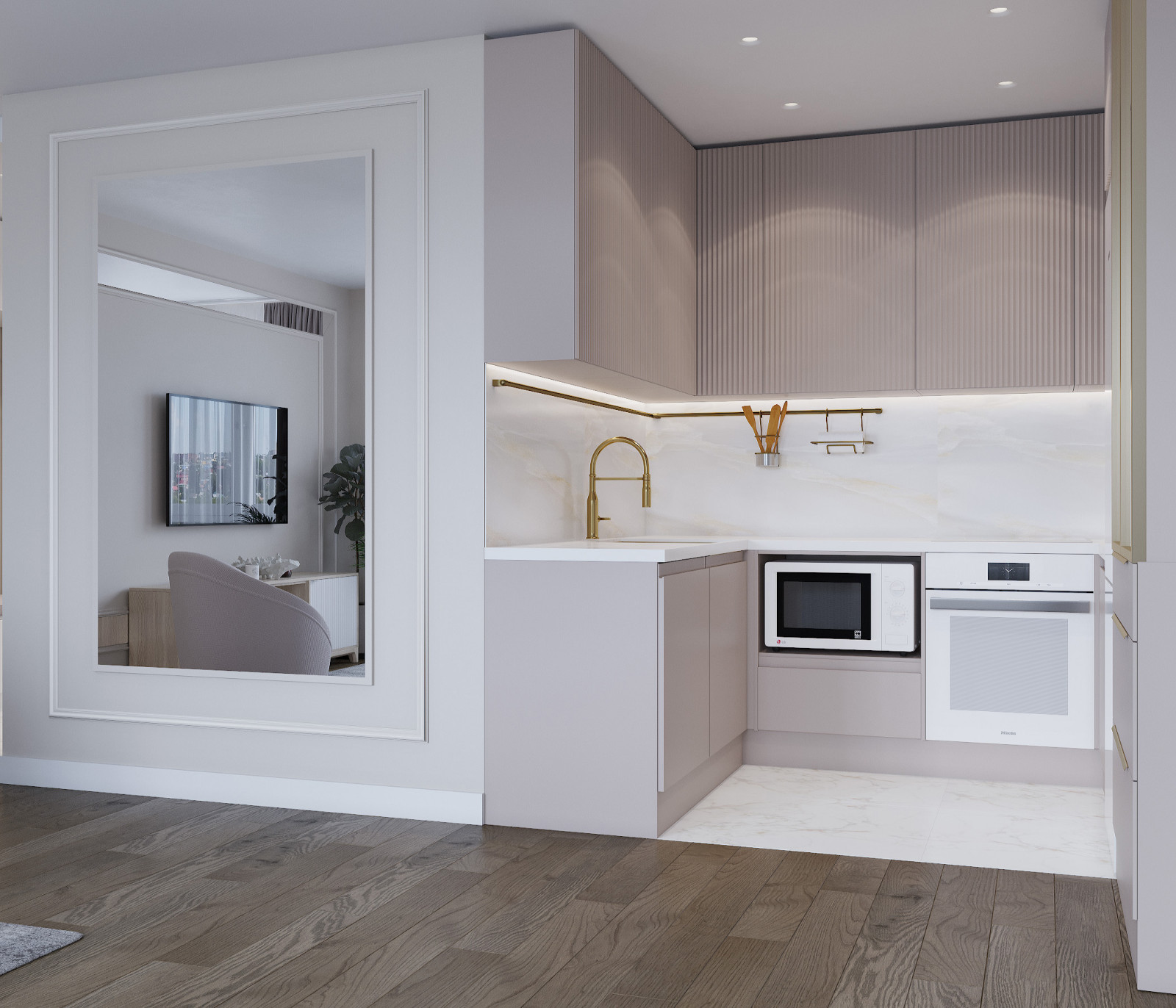 Квартира с отделкой, 84м2, ЖК Павлово