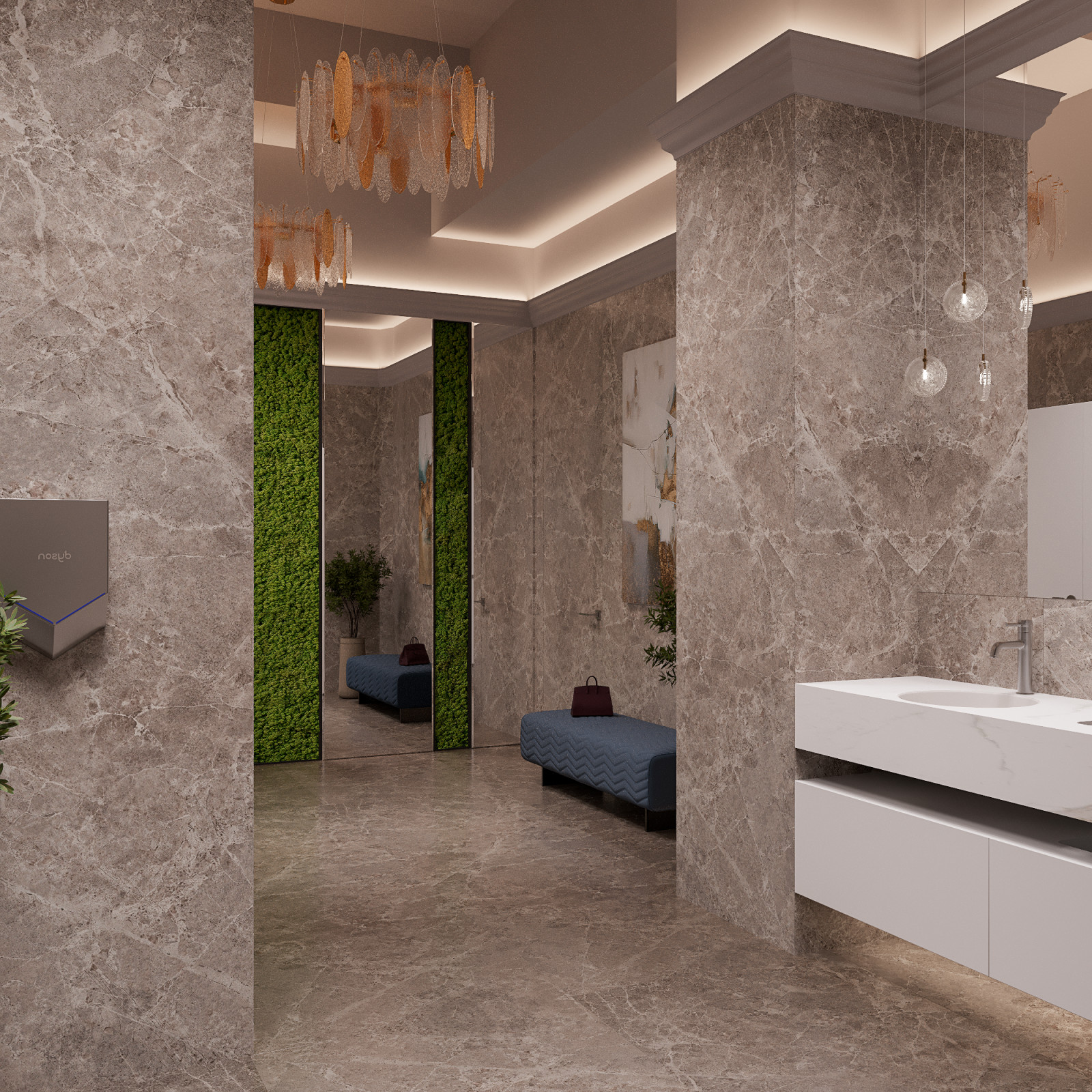 Санузел для МГУ,30 м2