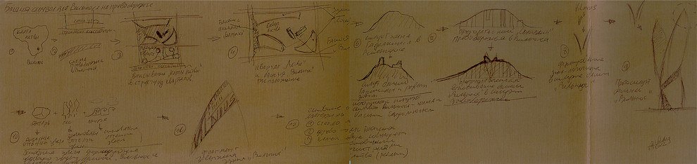 Размышление с карандашом - высотные здания