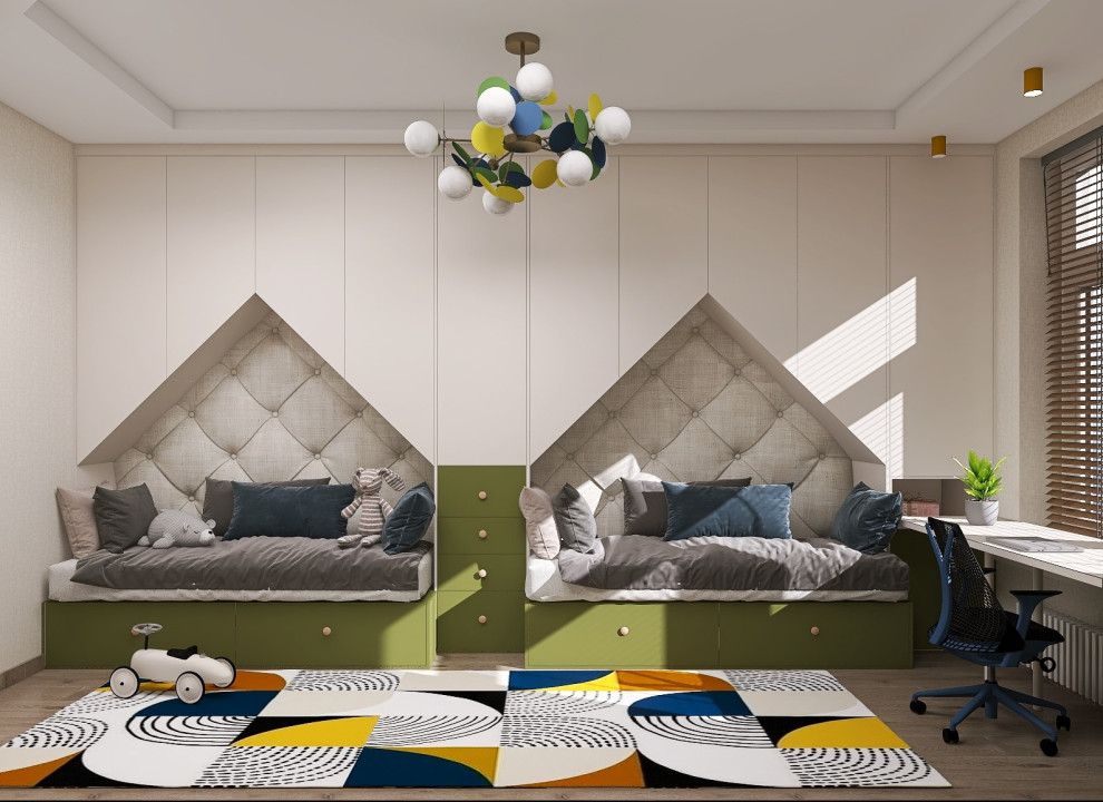 Обложка проекта: Детская для двойняшек