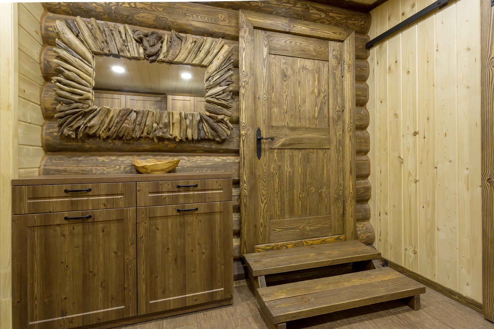 Дизайн и внутренняя отделка дома из бруса