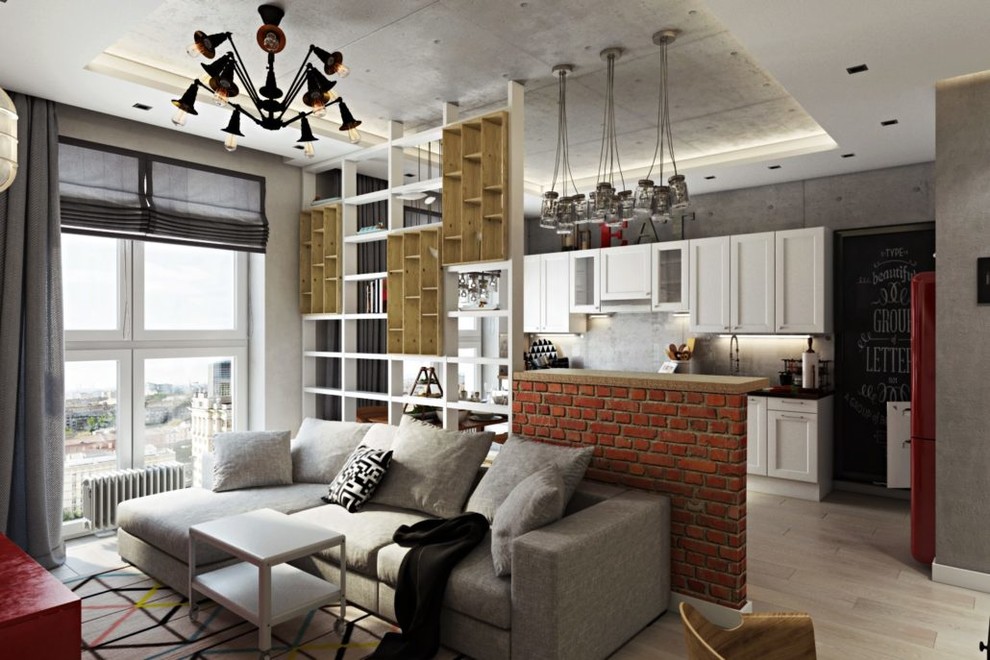 Квартира-студия: дизайн интерьера для ярких эмоций