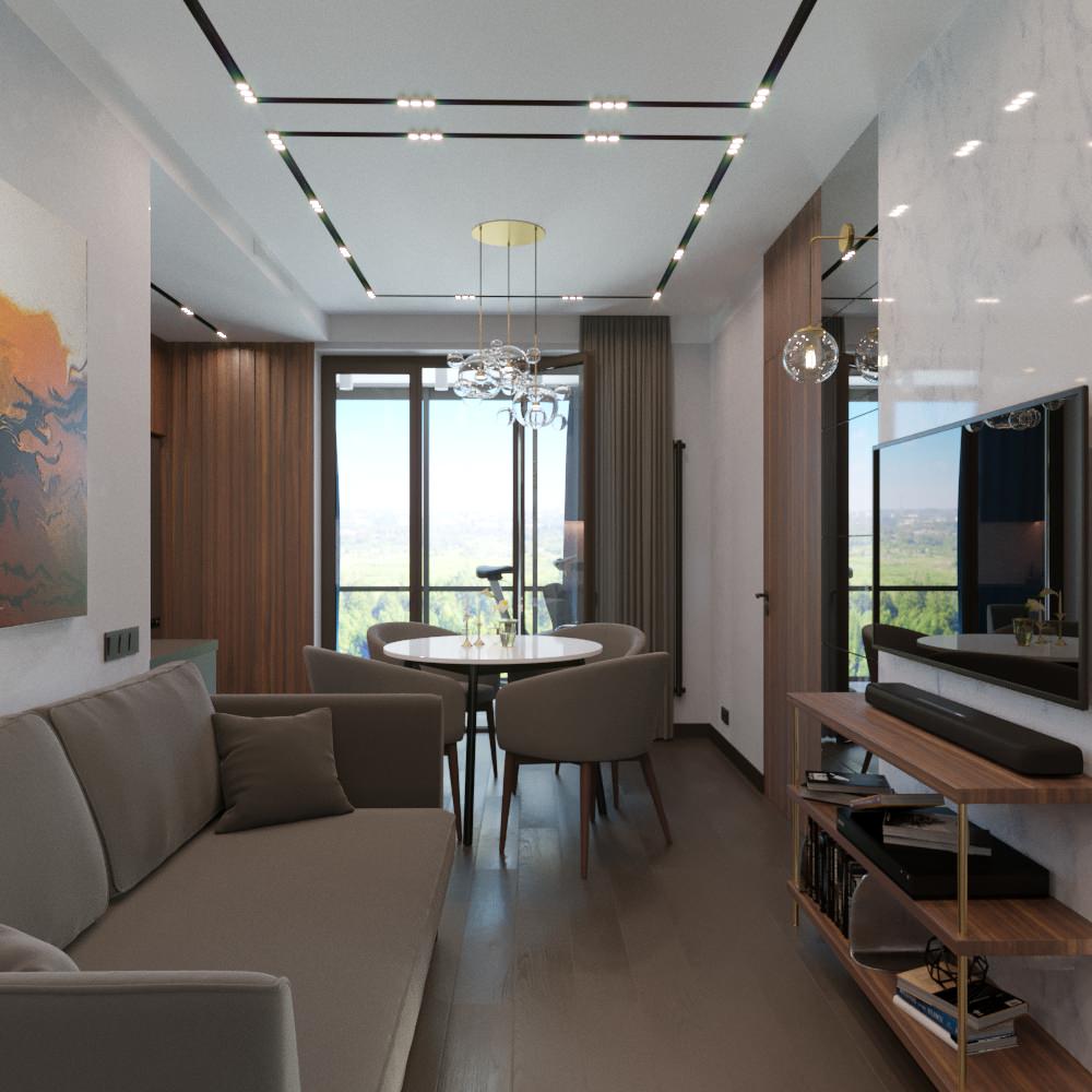 Современная квартира в ЖК «BauHaus» (Баухаус)