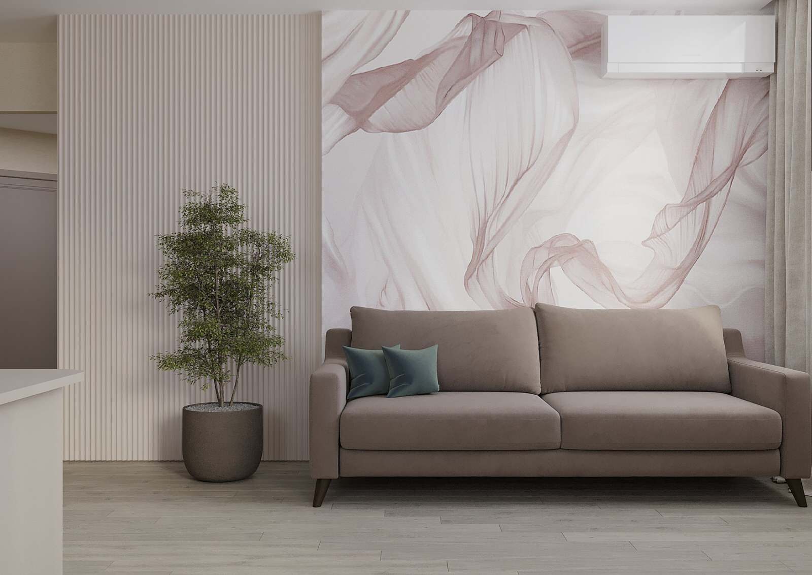 Обложка проекта: Дизайн трехкомнатной квартиры в современном стиле I 97 м2