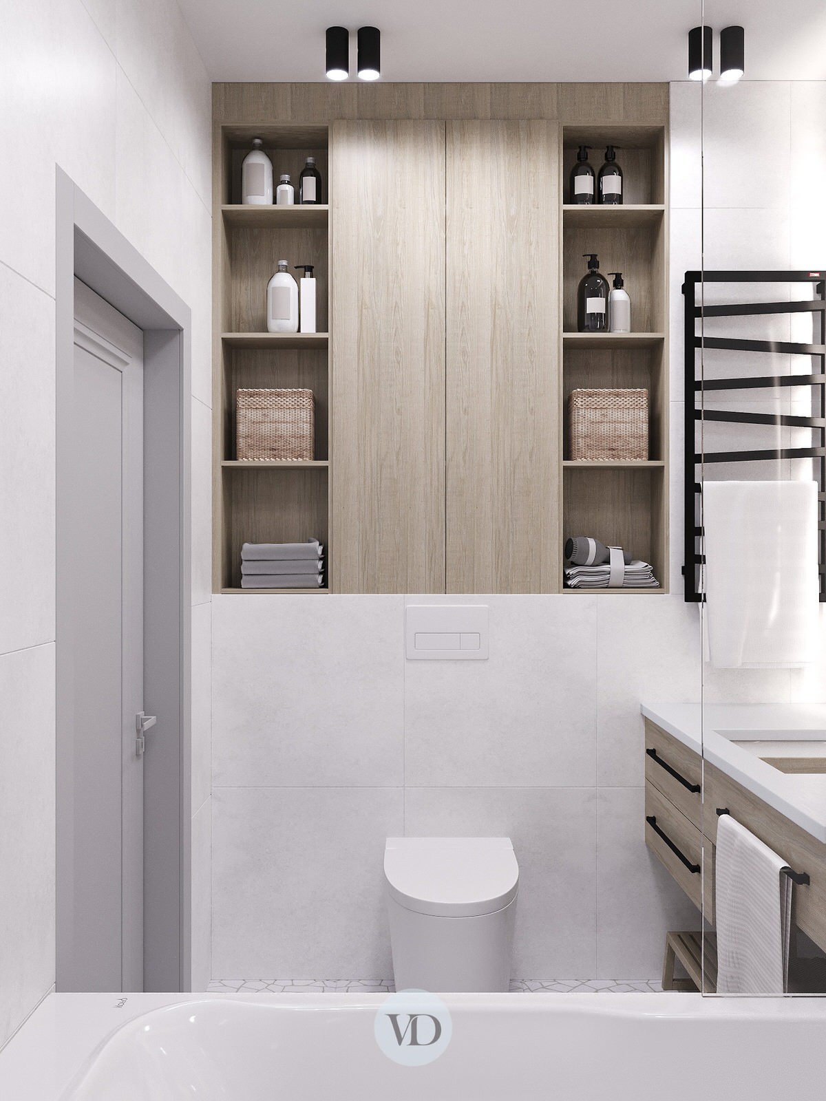 Обложка проекта: Дизайн-проект квартиры в ЖК Hьютон 2022