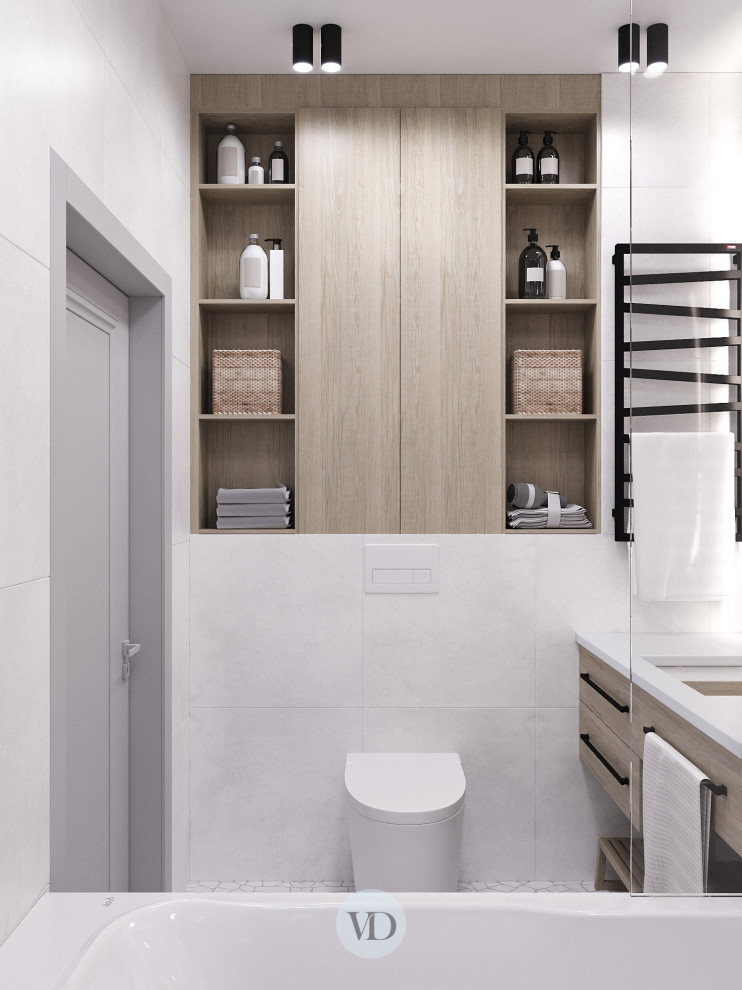 Обложка проекта: Дизайн-проект квартиры в ЖК Hьютон 2022