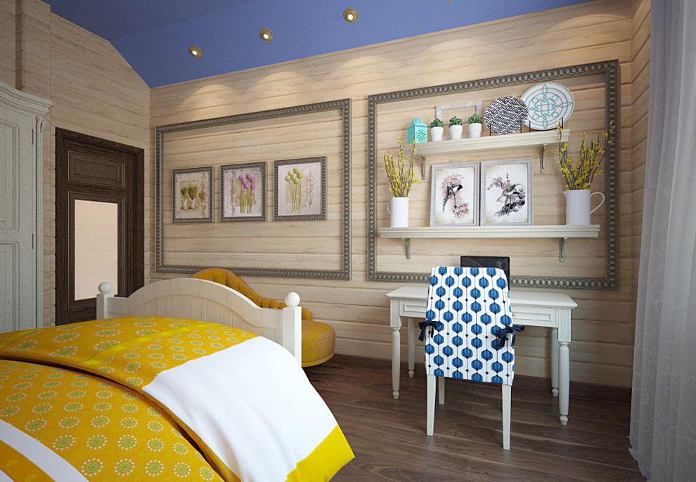 деревянный дом из бруса в поселке Зеленая роща