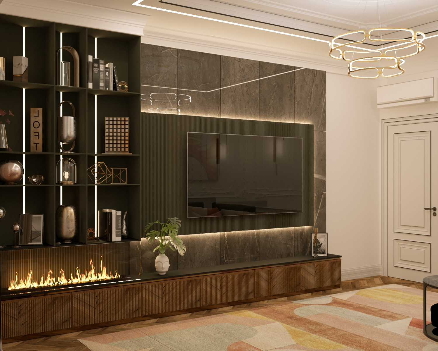 Гостиная ЖК Суббота "Пальмовая ветвь"