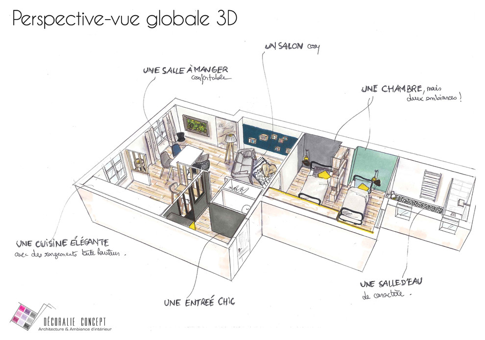 До и после: Квартира 50 кв.м в Ла-Рошели