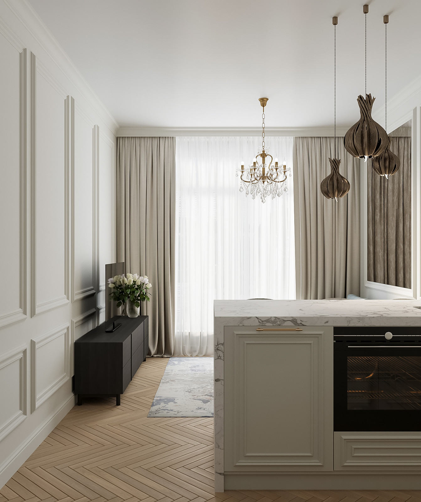 однокомнатная квартира в  ЖК RIVIERE NOIRE