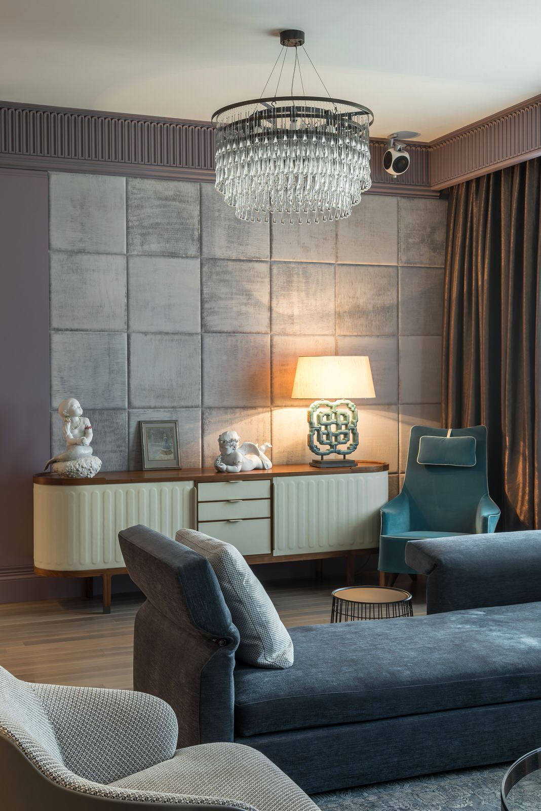 Квартира в современном стиле с элементами арт-деко