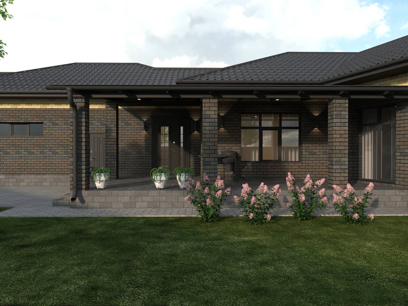 Проект дома 215 м.кв. в п. Экодолье